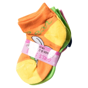 Παιδικές κάλτσες για κορίτσια Bean κοριτσίστικες μοντέρνες πολύχρωμες κάλτσες