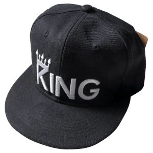 Παιδικό καπέλο για αγόρια King Μαύρο αγορίστικα καλοκαιρινά μοντέρνα καπέλα