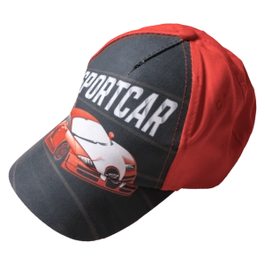 Παιδικό καπέλο για αγόρια SportCar Κόκκινο