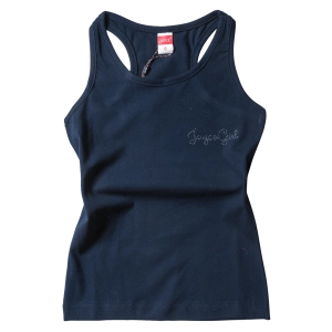 Παιδική μπλούζα Joyce για κορίτσια Simple Μπλε κοριτσίστικες αμάνικες μπλούζες ραντάκια καλοκαιρινά φθηνά