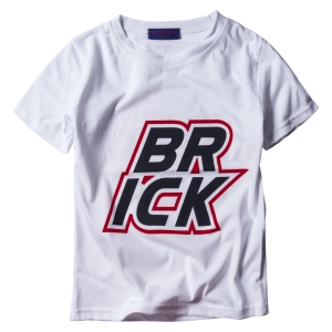 Παιδική μπλούζα για αγόρια Brick Άσπρο Κόκκινο αγορίστικη καθημερινή με στάμπα online