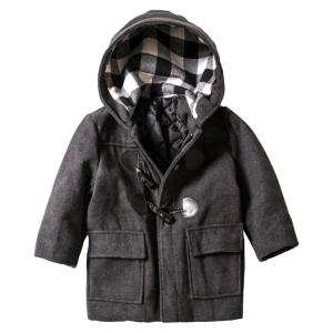 Παιδικό Παλτό για Αγόρια Fashion Project ανθρακί 1 5 αγορίστικο χειμωνιάτικο μοντγκόμερι στυλάτο με κουκούλα κεντρική