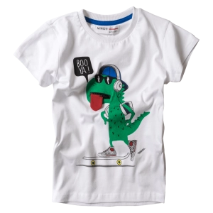 Παιδική μπλούζα Minoti για αγόρια Boo Ya άσπρο επώνυμες μπλούζες για αγόρια ετών online