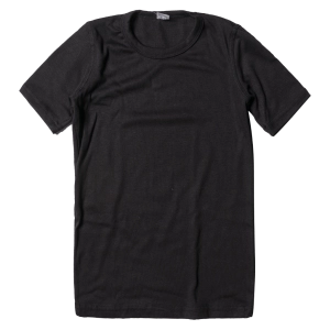 Παιδική ισοθερμική μπλούζα unisex Black άνετο με χνούδι ζεστό οικονομικό μονόχρωμο 