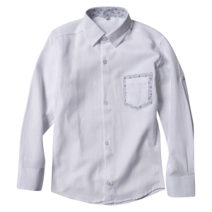 Παιδικό πουκάμισο για αγόρια Lachour Άσπρο αγορίστικο ποιοτικό μοτέρνο επίσημο για γιορτές