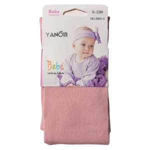 Βρεφικό καλσόν για κορίτσια Yanoir Bebe Ροζ κοριτσίστικο ποιοτικό χοντρό χειμερινό μοντέρνο