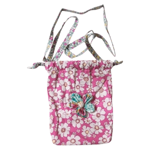 Παιδική τσάντα για κορίτσια Floral Ροζ