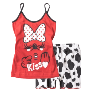 Παιδική πιτζάμα για κορίτσια Kiss Κόκκινο