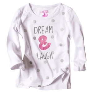 Παιδική μπλούζα Losan για κορίτσια DreamNSmile άσπρο επώνυμες οικονομικές κοριτσίστικες μπλούζες online ετών