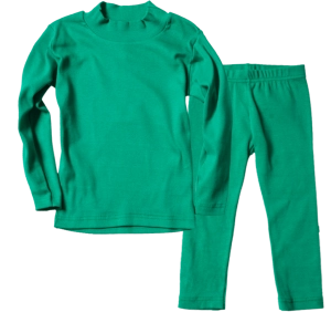 Παιδικό σετ για εκδηλώσεις πράσινο μπλούζα παντελόνι μονόχρωμα σχολείο γιορτές παραστάσεις