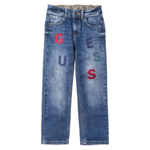 Παιδικό παντελόνι GUESS Letters Τζιν αγορίστικα κι ελληνικά παντελόνια επώνυμα
