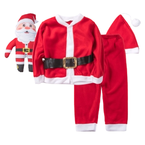 Βρεφικό χριστουγεννιάτικο σετ Santa Claus2 για αγόρια κόκκινο αγορίστικα οικονομικά χριστουγεννιάτικα γιορτινά άνετα δώρα