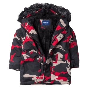 Παιδικό μπουφάν για αγόρια Winter Βoy Κόκκινο αγορίστικα μοντέρνα ζεστά μπουφάν