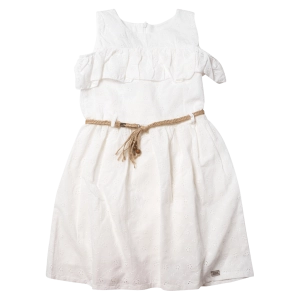 Παιδικό φόρεμα Εβίτα για κορίτσια Girly Άσπρο