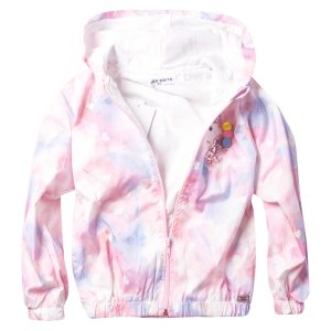 Παιδικό μπουφάν Εβίτα για κορίτσια Shinny unicorn ροζ καθημερινά κοριτσίστικα μπουφάν online 1