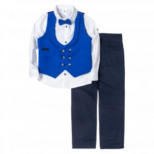 Παιδικό σετ για αγόρια Zen μπλε ρουά 5-8 καλό ντύσιμο για παιδάκια ποιοτικά ιδιαίτερα online