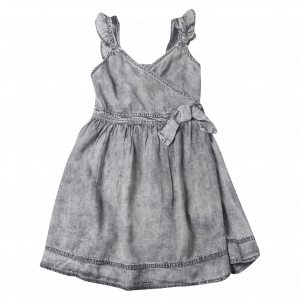 Παιδικό φόρεμα Mayoral για κορίτσια Rock me γκρι επώνυμο καθημερινά φορέματα ετών ποιοτικά καθημερινά online
