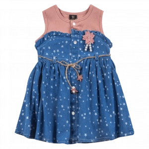 Παιδικό φόρεμα για κορίτσια Amiens μπλε (1)