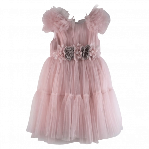Παιδικό φόρεμα για κορίτσια Ωραιάνθη ρόζ κοριτσίστικα καλά επίσημα γάμους βαφτίσεις τούλι εντυπωσιακά online ετών (2)