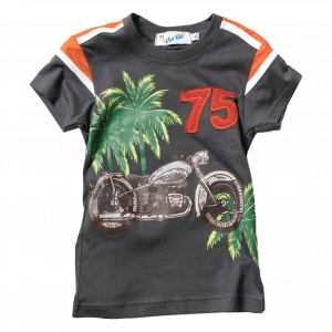 Παιδική Μπλούζα Ztar Kids για αγόρια 75 ανθρακί καλοκαιρινές μπλούζες t-shirt ετών