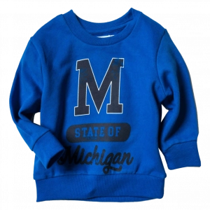 Παιδική Μπλούζα Φούτερ MINOTI για Αγόρια Michigan Μπλε
