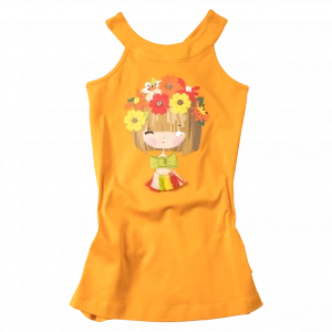 Παιδικό φόρεμα Mayoral για κορίτσια Calabaza πορτοκαλί (1)