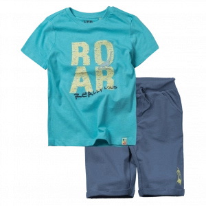 Παιδικό σετ ABO για αγόρια Roar γαλάζιο αγορίστικα καθημερινά online 4 χρονών κοντομάνικα επώνυμα (1)