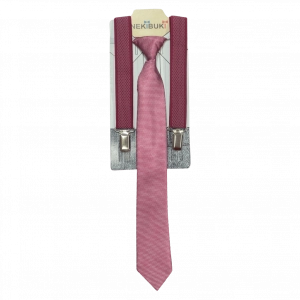 Παιδικό σετ τιράντες γραβάτα για αγόρια dots μπορντό παιδικά ρούχα online αγοίρστικα αξεσουάρ οικονομικά ετών