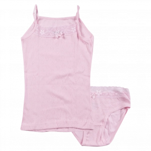 Παιδικό σετ εσώρουχων για κορίτσια lace ροζ κοριτσίστικα εσώρουχα δαντέλα ποιοτικά βαμβακερά ποιοτικά βρακάκι online (1)