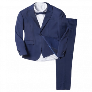 Παιδικό κοστούμι για αγόρια Parga Oxford Blue 10-14 κοστούμια για παραγαμπράκια για γάμους βαφτίσεις ολοκληρωμένο σετ ετών