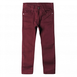 Παιδικό παντελόνι για αγόρια Genova μπορντό 2-6 αγορίστικα υφασμάτινα 2 3 4 5 6 ετών