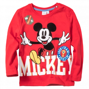 Βρεφική μπλούζα Disney για αγόρια Champion κόκκινο χειμωνιάτικες καθημερινά βρεφικά επώνυμα μηνών online