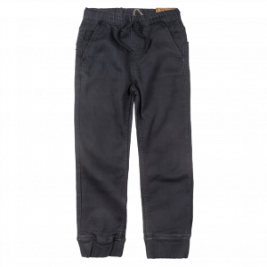 Παιδικό παντελόνι Losan για αγόρια Jogger Fit μαύρο καθημερινό άνετο τζιν βόλτα σχολείο επώνυμο ετών online (1)