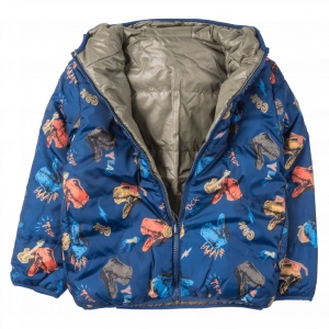 Παιδικό μπουφάν Losan για αγόρια Dinos μπλε καθημερινά επώνυμα σχολεία χειμωνιάτικα ζεστά online