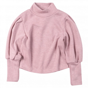Παιδική μπλούζα ζιβάγκο για κορίτσια Pink Jumper ροζ καθημερινό άνετο κροπ τοπ πλεκτο  ετών online (1)