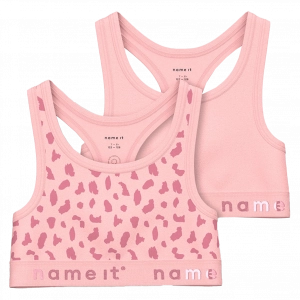 2 παιδικά μπουστάκια name it  για κορίτσια pink tiger κοριτσίστικα βαμβακερά εσώρουχα πακέτο σετ online
