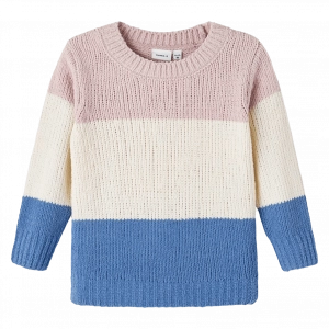 Παιδική μπλούζα name it για κορίτσια tricouerta ροζ πλεκτές μπλούζες ζεστή μοντέρνες μακρυμάνικες ετών online2