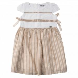 Παιδικό φόρεμα Εβίτα για κορίτσια Beuze άσπρο κοριτσίστικο ελληνικό φόρεμα casual κλασσικό ετών Online (1)
