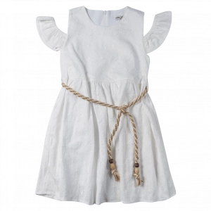 Παιδικό φορεμά  Εβίτα για κορίτσια  Whitness άσπρο ελληνικό μοντέρνο ρομαντικό ετών online (1)