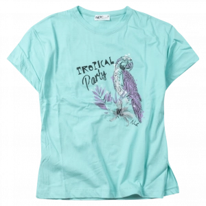 Παιδική μπλούζα NEK για κορίτσια Tropical party μεντα καθημερινά κοριτσίστικα ετών online (1)