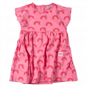 Παιδικό φόρεμα Losan για κορίτσια  magic ροζ  καλοκαιρινο μακο καθημερινο rainbow κοριτσι (1)