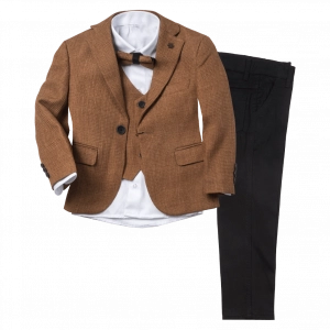 Παιδικό κοστούμι για αγόρια και παραγαμπράκια Ταϋγετος ταμπά βαπτιστικά κοστούμια για αγοράκια ετών αμπιγέ σετ (1)