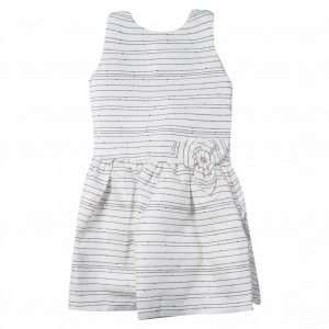 Παιδικό φόρεμα Mayoral για κορίτσια Mafer άσπρο επώνυμο κοριτσίστικο για καλό ετών Online (1)