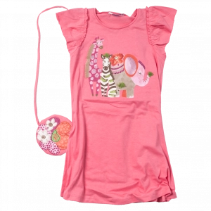 Παιδικό φόρεμα Mayoral για κορίτσια Zoo ροζ επώνυμο ετών online (5)