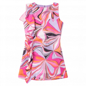 Παιδικό φόρεμα Εβίτα για κορίτσια Sandra πολύχρωμο επώνυμα καλοκαιρινά εντυπωσιακά ετών online (1)