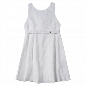 Παιδικό φόρεμα Losan για κορίτσια Whity Classic άσπρο casual για καλό επώνυμο ετών online (1)