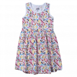 Παιδικό φόρεμα AKO για κορίτσια Essen άσπρο καθημερινά καλοκαιρινά επώνυμα ετών online (1)
