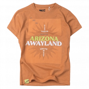 Παιδική μπλούζα Losan για αγόρια Awayland πορτοκαλί κοντομάνικες καλοκαιρινές tshirt μπλούζες αγορίστικες ετών