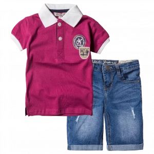 Παιδική μπλούζα New College για αγόρια Adventure Μπορντω καλοκαιρινές μοντέρνες ποιοτικές μπλούζες online |  