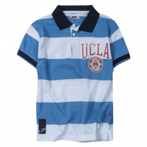 Παιδική μπλούζα Losan για αγόρια UCLA polo μπλε αγορίστικες πόλο κοντομάνικες καλοκαιρινές ετών
